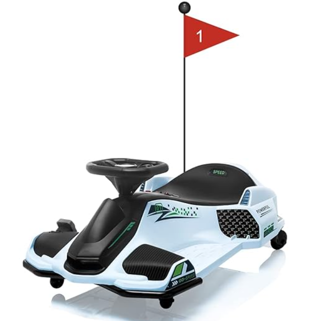 KidRacer 360 Premium – kart eléctrico de drift 360º para niños